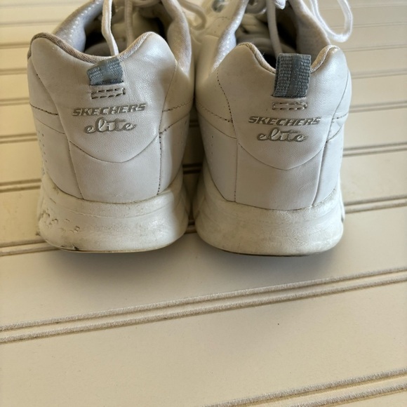 Skechers Flex Elite memory foam White Comfort Glitter womens size 9 Sneakers - Picture 10 of 10